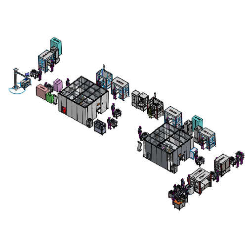 Module PACK assembly - soft pack battery