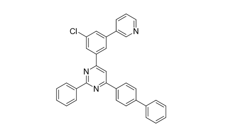 4-（[1,1'-联苯]-4-基）-6-（3-氯-5-（吡啶-4-基）苯基）-2-苯基嘧啶