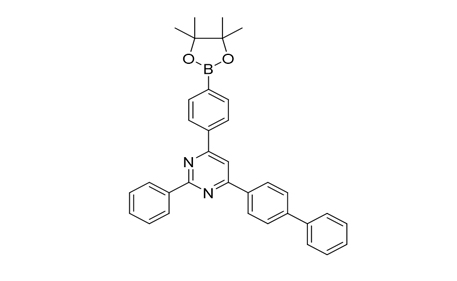 4 - （[1,1'-联苯] -4-基）-2-苯基-6-（4-（4,4,5,5-四甲基-1,3,2-二氧硼杂环戊烷-2-基）苯基）嘧啶