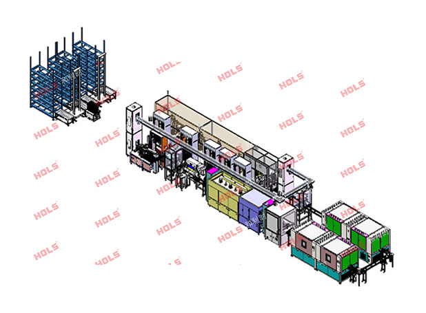 Automatic assembly, calibration, and testing line for pressure sensors