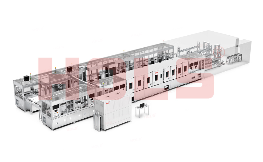 Temperature Pressure Sensor Assembly Calibration and Testing Automatic Line