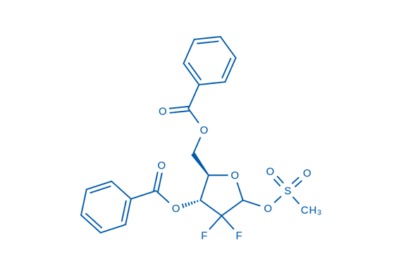 2-deoxy-2,2-difluoro-d-erythro-pentofuranose-3,5-dibenzoate-1-methanesulfonate