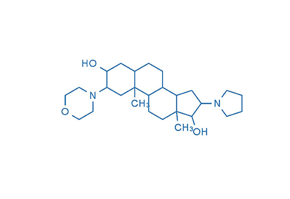 (2b,3a,5a,16b,17b)-2-(4-Morpholinyl)-16-(1-pyrrolidinyl)androstane-3,17-diol   