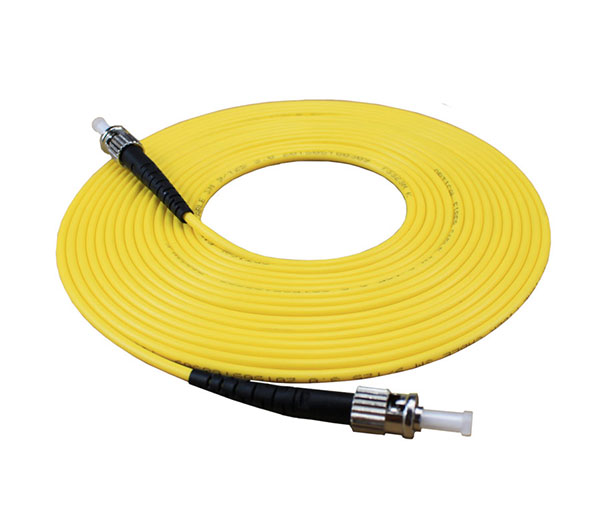 ST-ST Single mode single core fiber optic patch cord