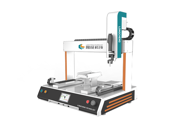 Four-axis screw machine