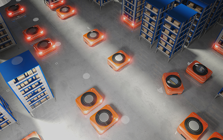 Intelligent Warehousing AGV + Composite Robot