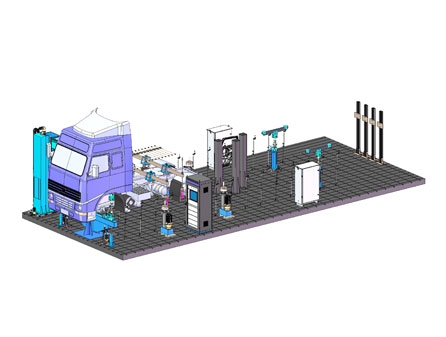 白车身静刚度测试系统（商用车版）