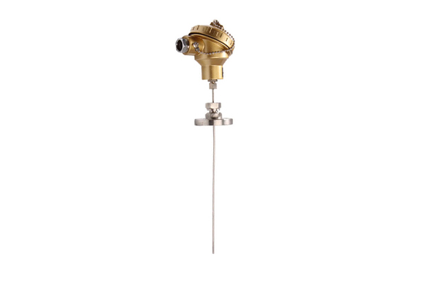 Use the K -type thermocouple temperature sensor to measure the temperature in the fire