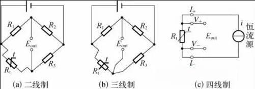 PT100 thermal resistance wiring diagram