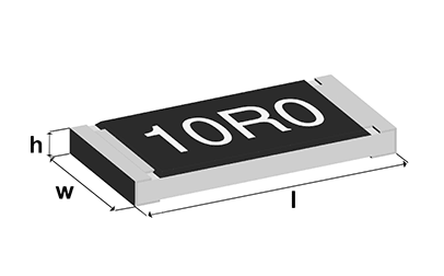 Resistance size and resistance packaging