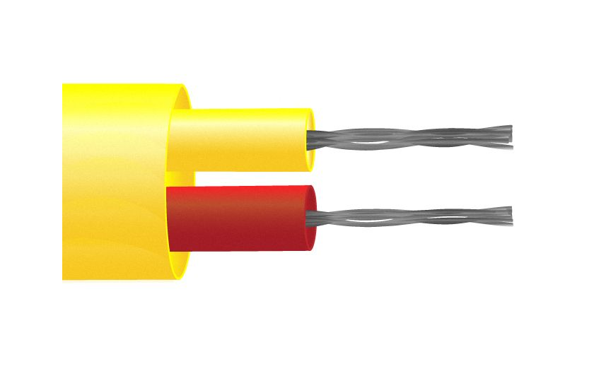 K -type PF insulation flat pair of thermocouple cable/wire (ANSI)